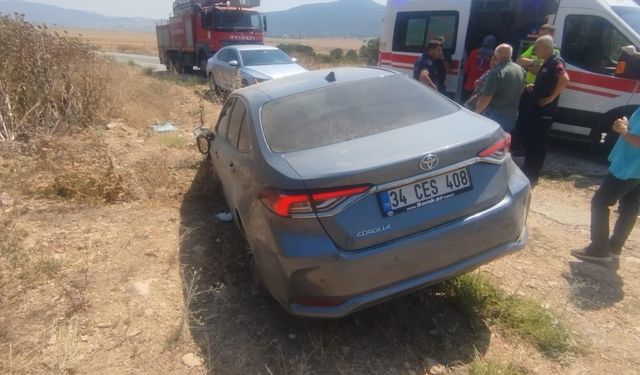 Bilecik’te kontrolden çıkan otomobil yoldan çıktı: 1 yaralı