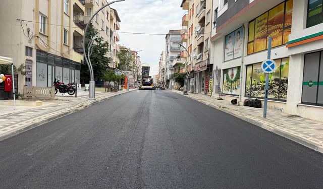 Afyon Sandıklı'da Mezbahane Caddesi yenilendi: "Mühendis işi kalıcı yollar yapmaya devam edeceğiz"