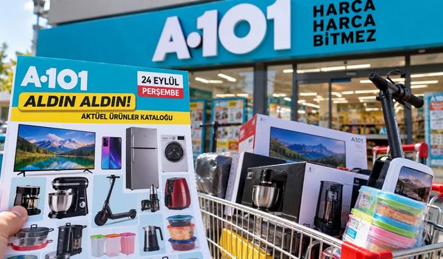 A101’de bugün neler var? 24 Eylül aktüel ürünler kataloğu