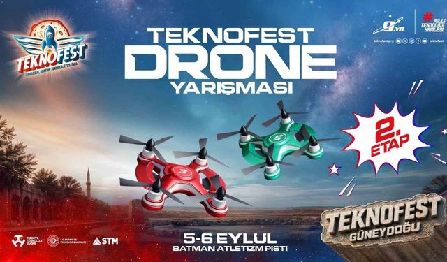Batman'da TEKNOFEST Drone Şampiyonası Heyecanı: 847 Takım Arasından 24 Pilot Finalde