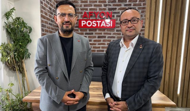 Zafer Partili Dere ilk ziyaretini Afyon Postası’na yaptı: Ateşten bir gömleği giyip çıktık Afyon halkı yanımızda olsun