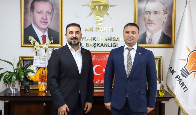 Cumhur İttifakı'ndan Afyon'da birlik mesajı: MHP Heyeti ilk ziyaretini AK Parti İl Başkanlığı’na yaptı