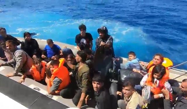 Aydın Son Dakika: Sahil Güvenlik radarı tespit etti, botta 10 çocuk da vardı