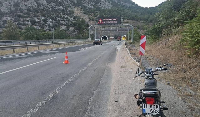 Bilecik’te motosiklet kazası: Sürücü yaralandı