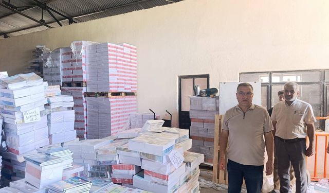 Afyonkarahisar’da ders kitapları için hazırlık tamam: Okullara dağıtılacak