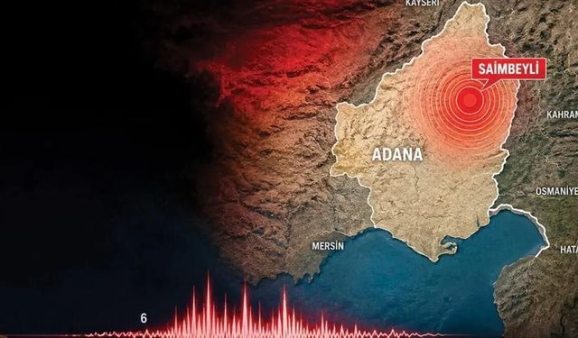 Adana’da korkutan deprem! AFAD büyüklüğünü açıkladı
