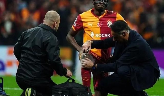 Galatasaray’da Osimhen şoku! Sakatlanarak oyundan çıktı