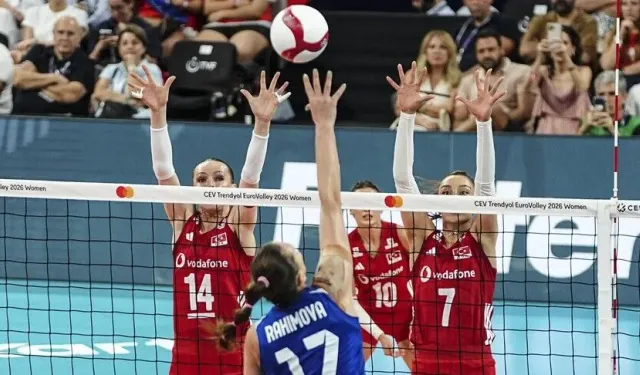 A Milli Kadın Voleybol Takımı Avrupa Şampiyonası'nda çeyrek finalde!