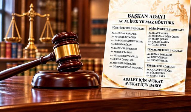 Afyonkarahisar Barosu seçime gidiyor: Mevcut Başkan yeni yönetim listesini açıkladı