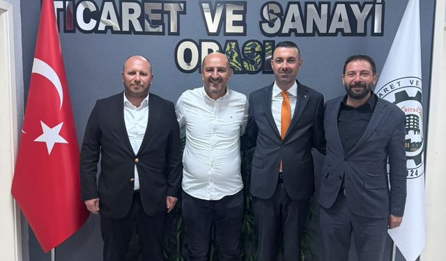 Köksal'dan Dinar'a ziyaret! Seçimde desteklediği başkanı tebrik etti