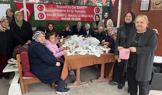 Afyon’da o mahalleden lösemili çocuklar için etkinlik: Tavşan bebekler sevgiyle dikildi