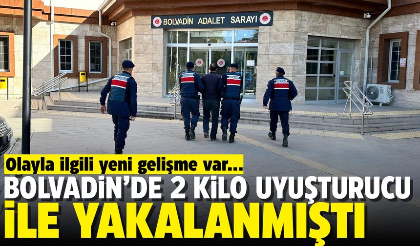 Afyon Bolvadin'de 2 kilo uyuşturucu ile yakalanan kişi hakkında yeni gelişme