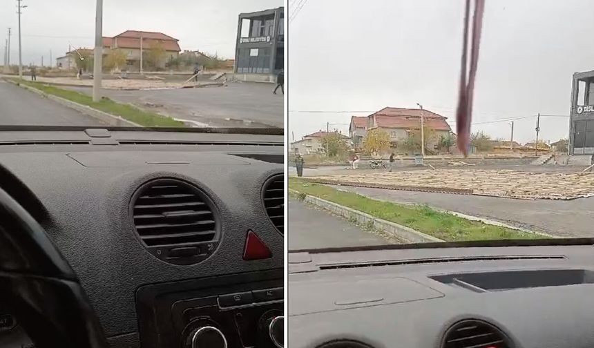 Afyon’da fırtına belediyenin çatısını uçurdu!