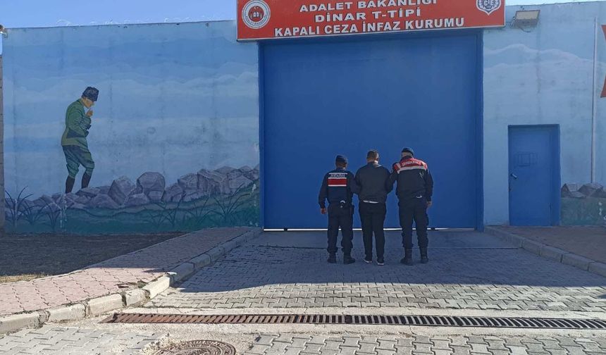 Her yerde aranan kişi Afyon Dinar’ın o köyünde yakalandı