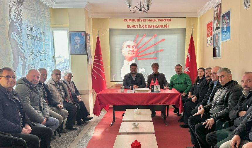 CHP’li Peynirci’den Şuhut Belediye başkan adayı ile ilgili açıklama