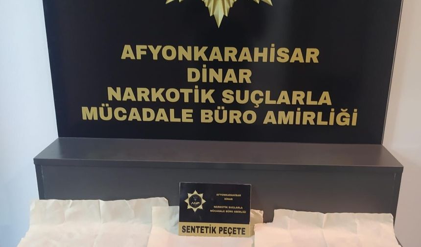 Afyon Dinar Otogarı’nda operasyon: İki kişinin üzerinden bakın neler çıktı?