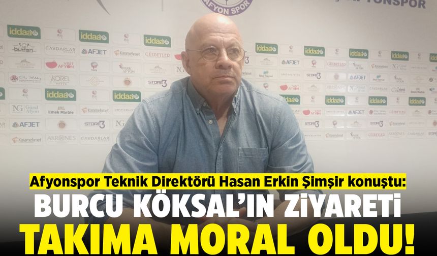 Afyonspor’un teknik direktöründen Burcu Köksal ile ilgili flaş açıklama