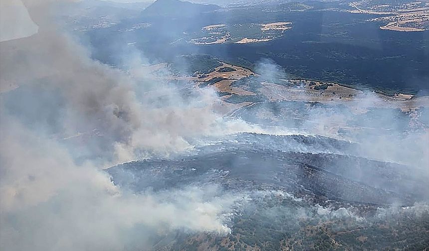 Manisa Kula’da Orman Yangını: Müdahale Sürüyor