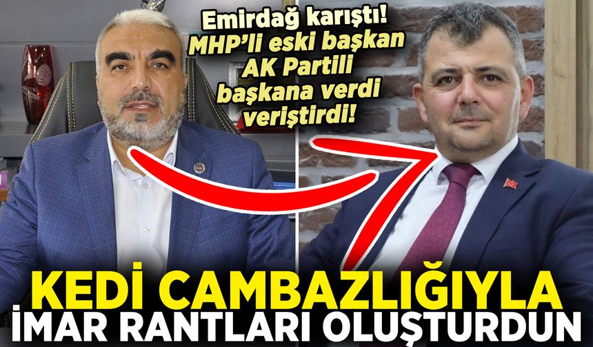 Afyon Emirdağ’da 17 Milyonluk Hesaplaşma: MHP’li Eski Başkan, AK Partili Başkan’a verdi veriştirdi!