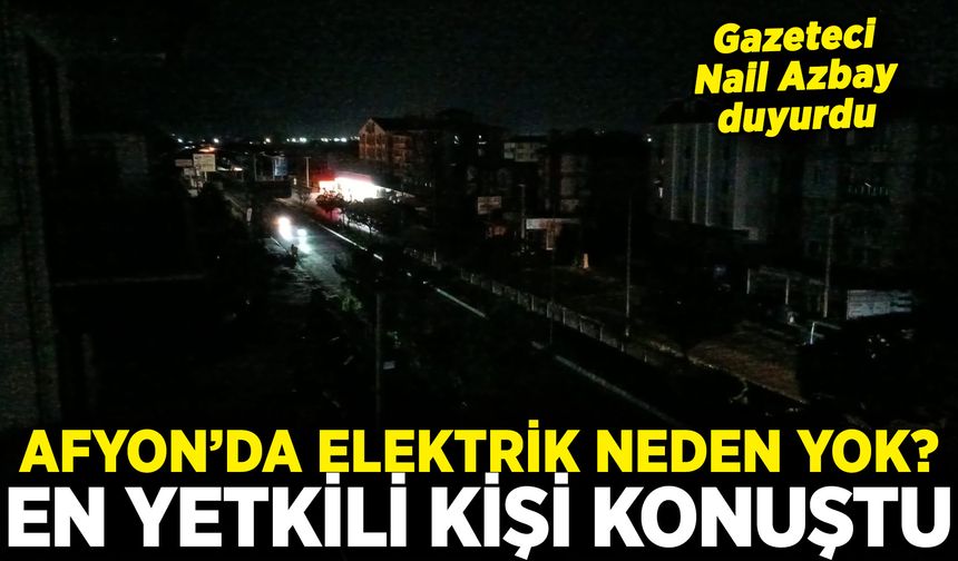 OEDAŞ Müdürü Afyon Postası’na konuştu: En yetkili kişi elektrik kesintisinin nedenini açıkladı!