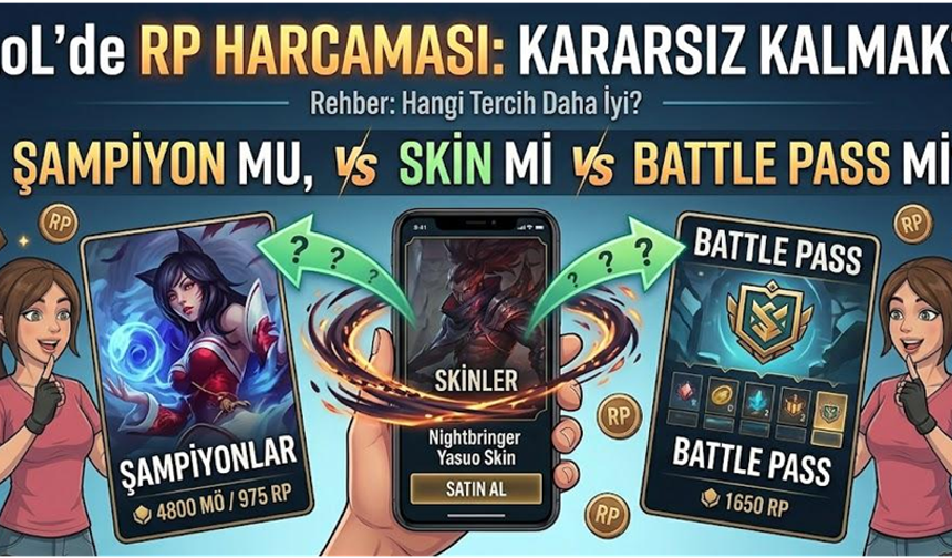 LoL RP Satın Al: Battle Pass mi Yoksa Skin mi Daha Karlı?