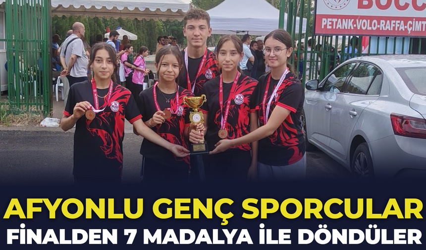 Afyonlu Genç Sporcular Finalden 7 Madalya ile Döndüler