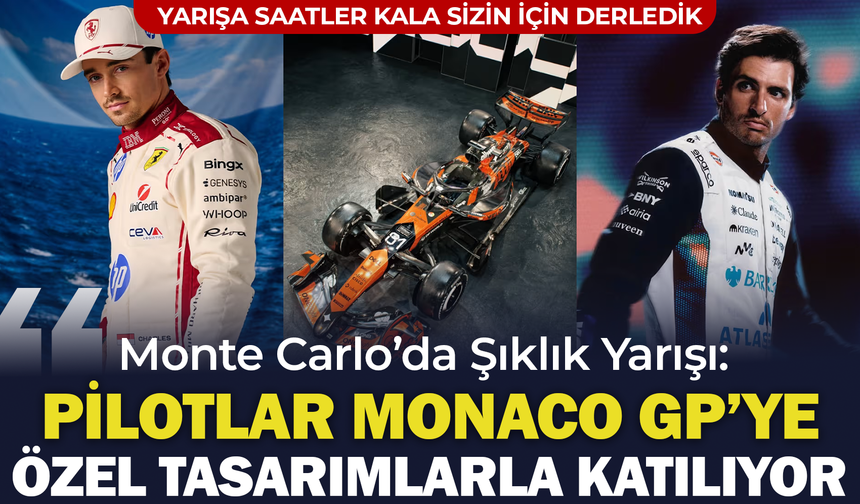 Monte Carlo Sokaklarında Şıklık Yarışı: Monaco GP’sine Özel Tüm Renkler, Tasarımlar ve Kasklar!