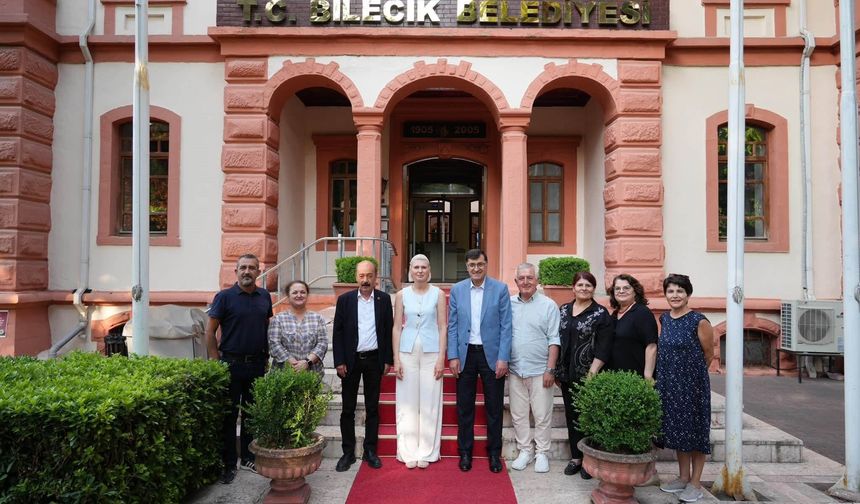 Kütahya Belediye Başkanı'ndan görevden alınan CHP'li Bilecik İl Başkanı'na destek ziyareti