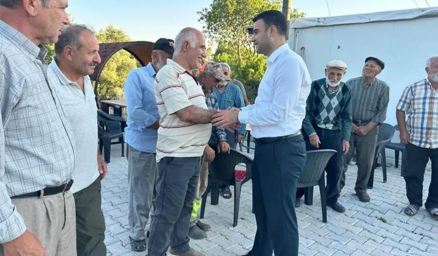 Osmaneli Kaymakamı Abdüssamed Kılıç Yangın Bölgesinde İncelemelerde Bulundu