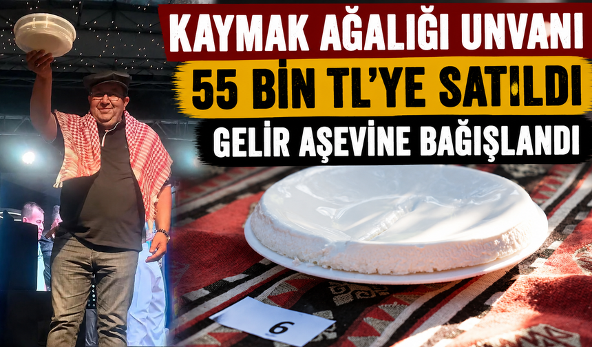 Afyon'da bir paket kaymağa 55 bin TL verdi, Kaymak Ağası oldu