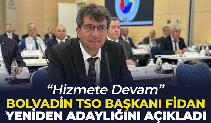 Bolvadin TSO Başkanı Mustafa Uğur Fidan Yeniden Adaylığını Açıkladı: "Hizmete Devam"