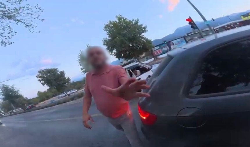 Denizli’de motosikletliye saldıran sürücüye 180 bin TL ceza