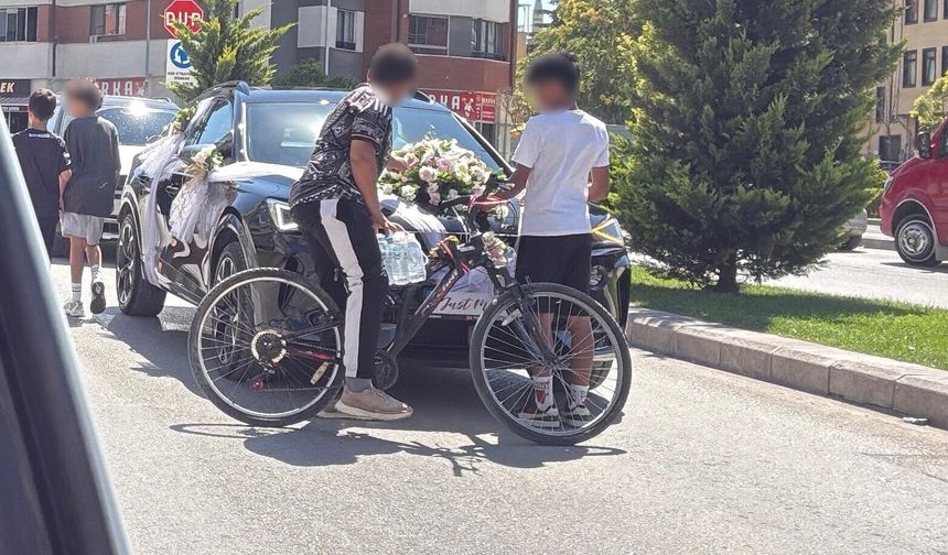 Eskişehir’de bahşiş uğruna trafiği tehlikeye attılar