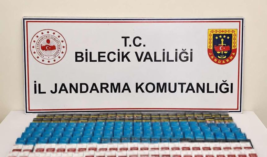 Bilecik’te kaçak sigara baskını: Binlerce ürün ele geçirildi