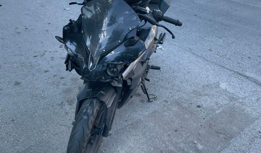 Eskişehir'de motosikletini teslim aldı, 5 dakika sonra kaza yaptı