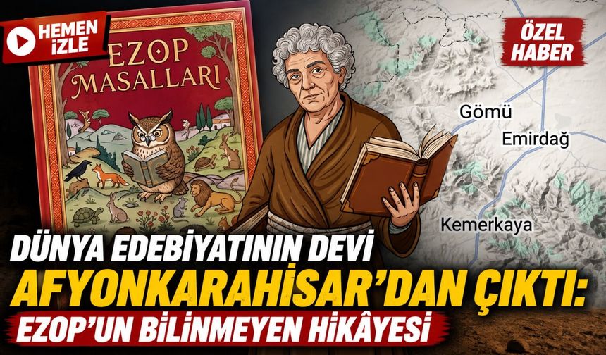 Dünya Edebiyatının devi Afyonkarahisar'dan çıktı: Ezop'un bilinmeyen hikâyesi