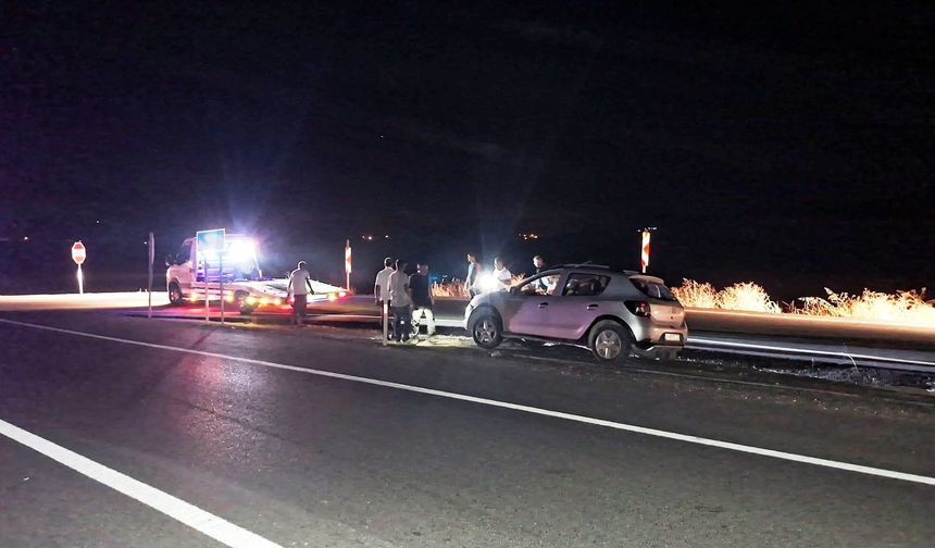Kütahya'da iki otomobil çarpıştı: 2 yaralı