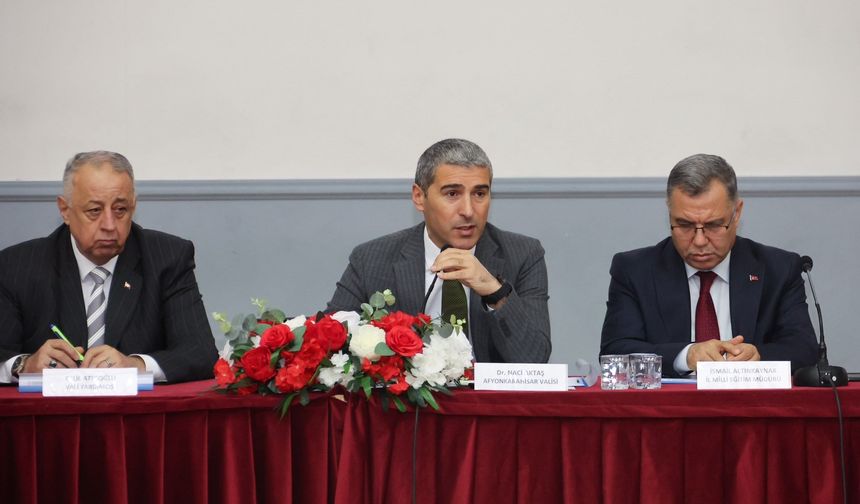 Afyon’da yeni eğitim yılı öncesi okul güvenliği masaya yatırıldı