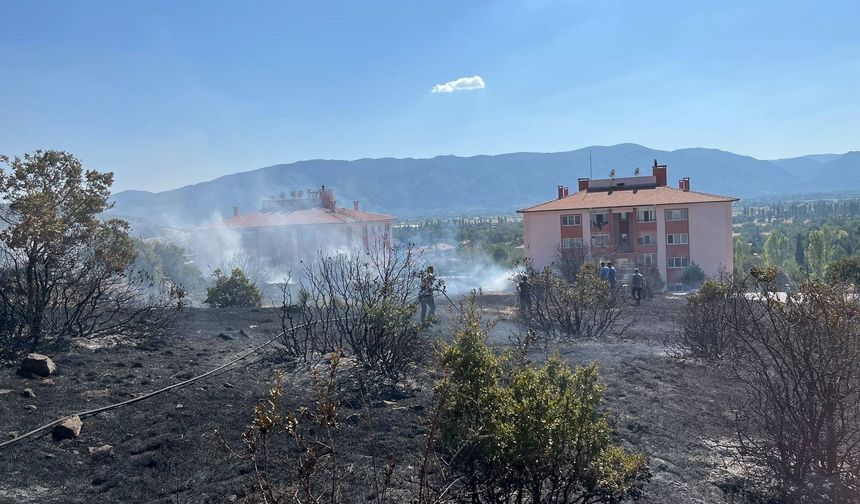 Kütahya Simav’da korkutan yangın: Büyümeden söndürüldü