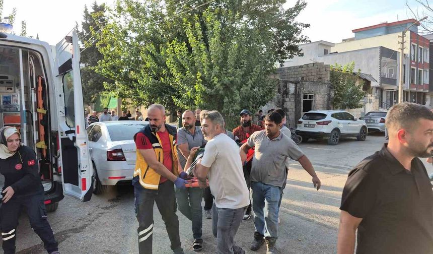 Otomobilin çarptığı yaya yaralandı