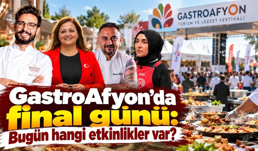 GastroAfyon’da bugün ne var? Saat saat 4 Ekim programı