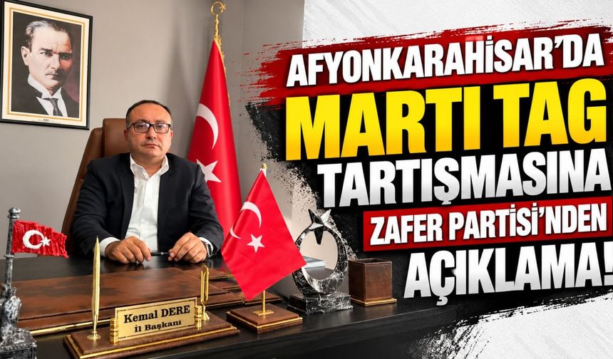 Afyonkarahisar'da Martı TAG tartışmasına Zafer Partisi'nden açıklama!