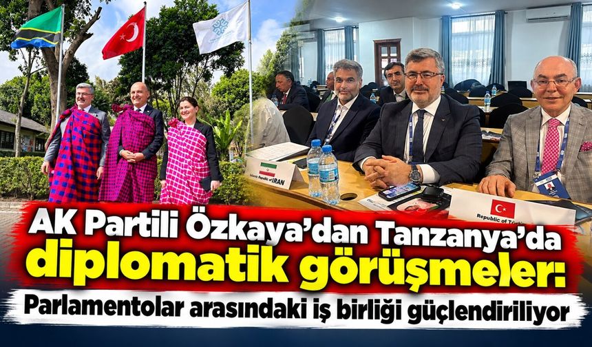 AK Partili Özkaya’dan Tanzanya’da diplomatik görüşmeler: Parlamentolar arasındaki iş birliği güçlendiriliyor