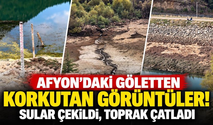 Afyon'da o gölete gidenler gözlerine inanamadı! “Hayatımda ilk kez böyle gördüm”