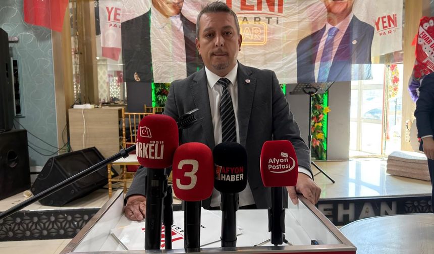Yeni Parti Merkez İlçe Başkanı Melih Şallı: "Bizi güçlü kılacak olan makamlar değil, birliğimizdir"
